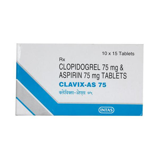 Clavix AS 75mg Tablet 15'S
