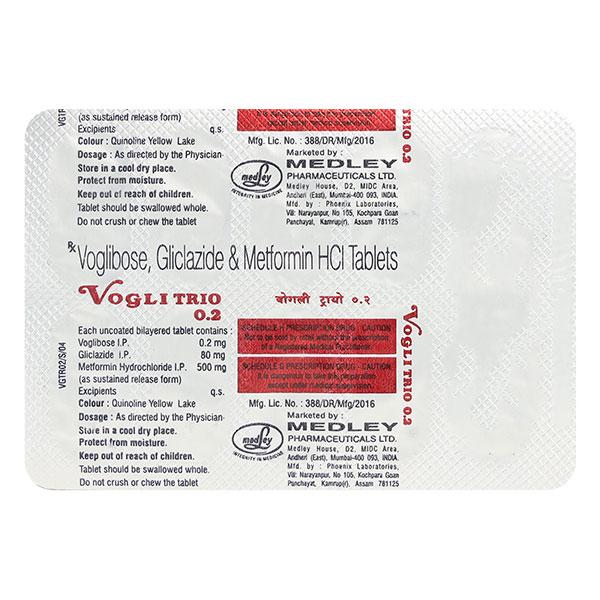 Voglitrio 0.2mg Tablet 10'S