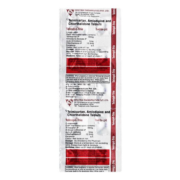 TELMIPIL TRIO Tablet 10's