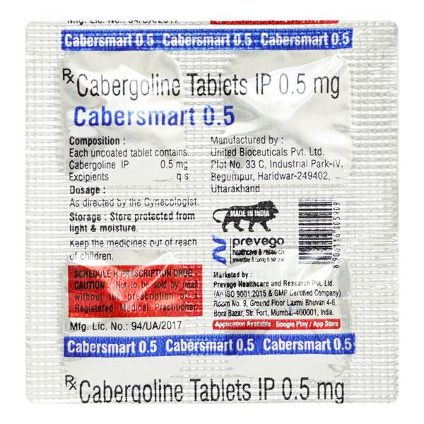 CABERSMART 0.5 Tablet 4's