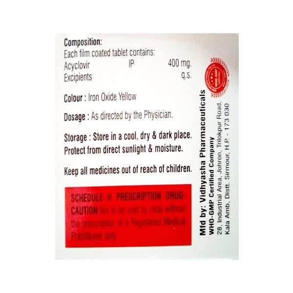 Acloveer 400mg Tablet 10'S