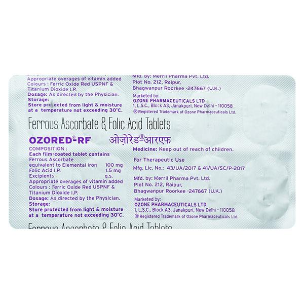 OZORED RF Tablet 10's