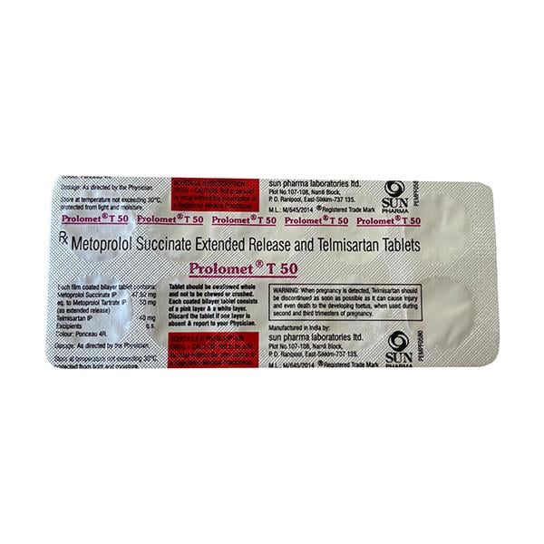 PROLOMET T 50 Tablet 10's