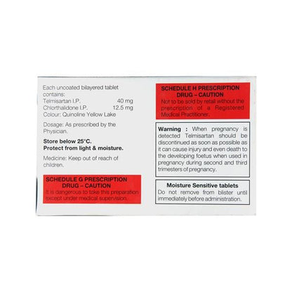Telpres Ct 40/12.5Mg Tablet 15's