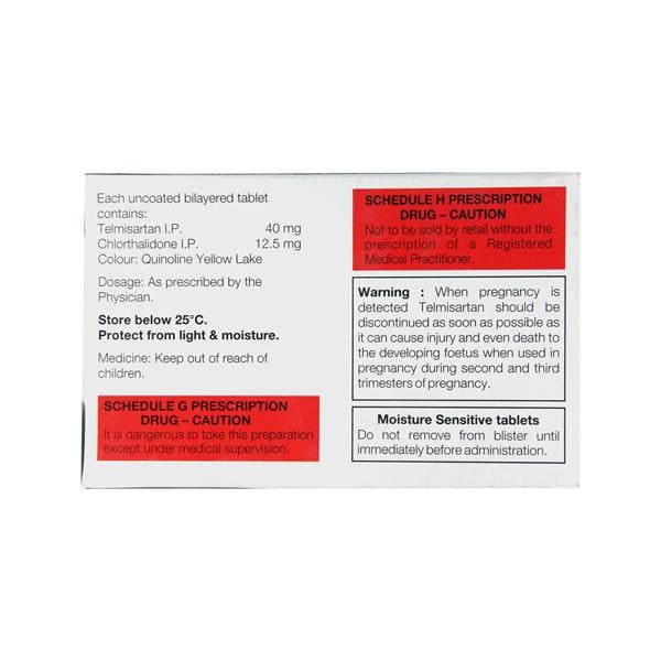 Telpres Ct 40/12.5Mg Tablet 15's