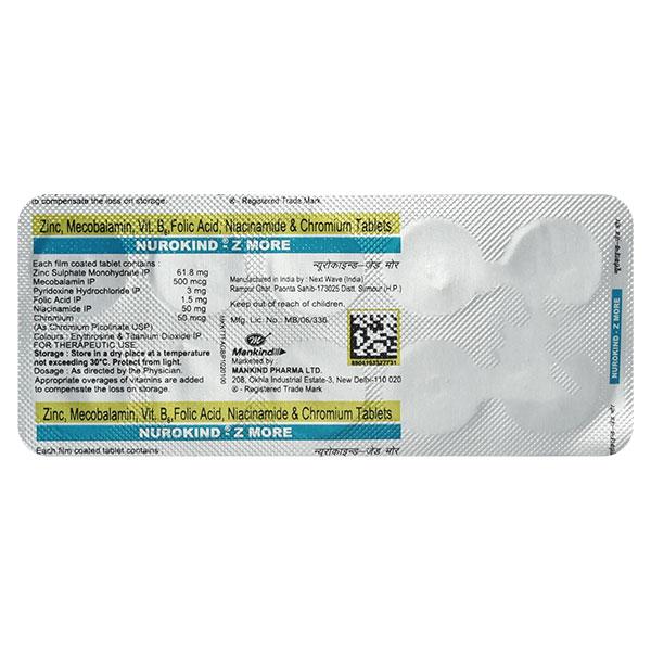 NUROKIND Z MORE Tablet 10's