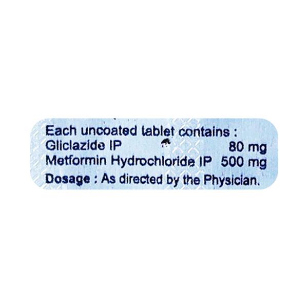 GLICSAAN M 80mg Tablet 10's