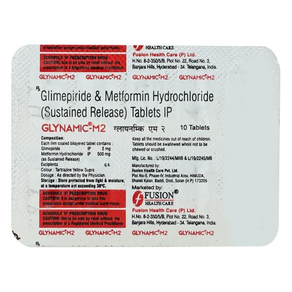 Glynamic M 2Mg Tablet 10's