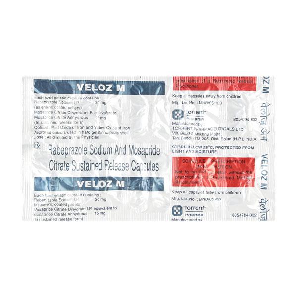 Veloz M Capsule 10'S