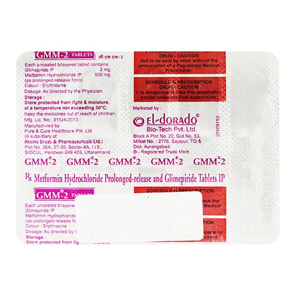 GMM 2mg Tablet 10's