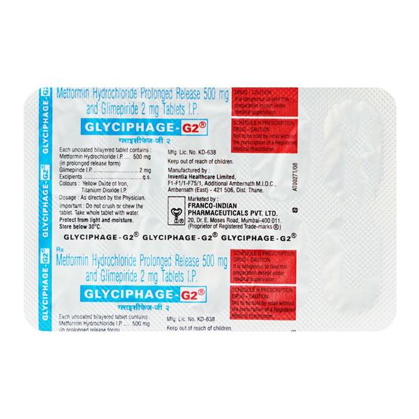 Glyciphage G2 Tablet 10'S