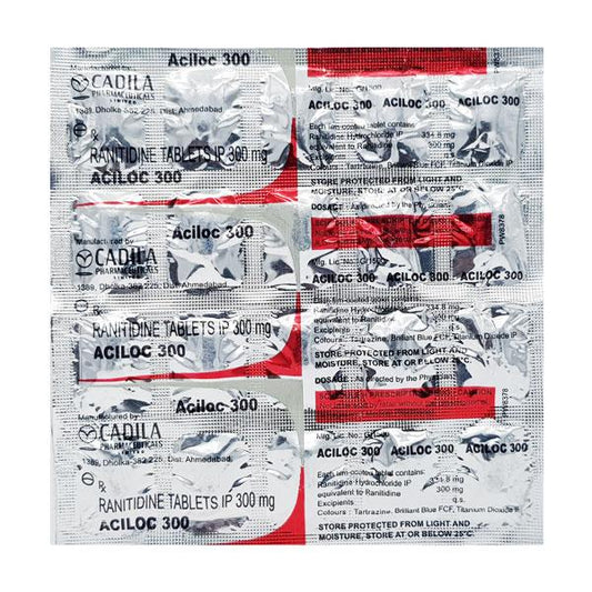 Aciloc 300mg Tablet 20'S