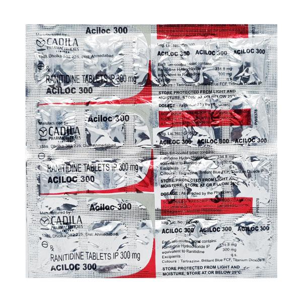Aciloc 300mg Tablet 20'S