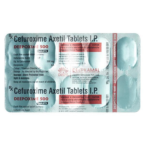 DEEPOXIME 500 Tablet 10's