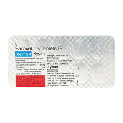 XET 20mg Tablet 10'S