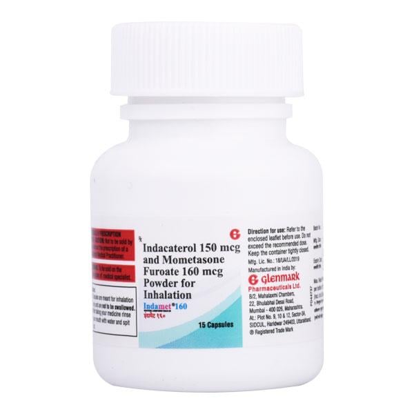 INDAMET 160 Capsule 15's