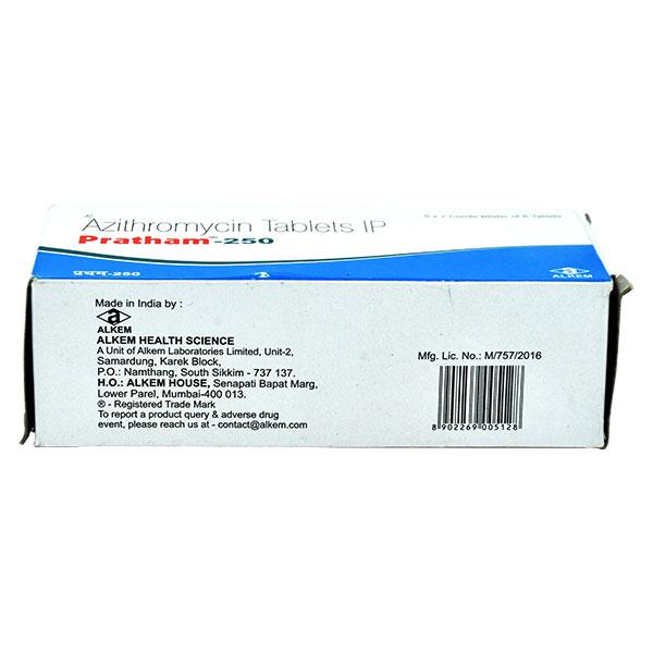 Pratham 250mg Tablet 6'S