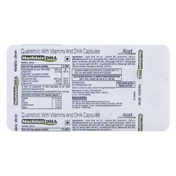 MACFOLATE DHA Capsule 10's