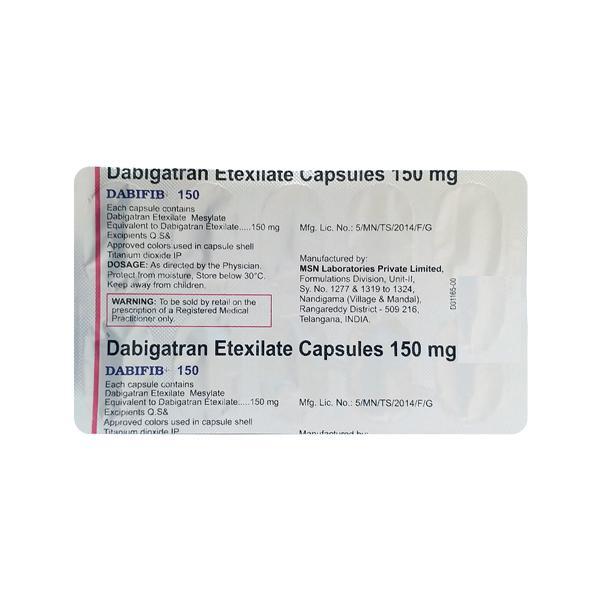 Dabifib 150mg Capsule 10'S