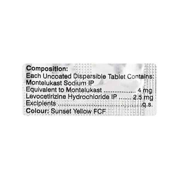 Romilast L 4mg Tablet 10'S