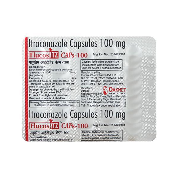 Flucos Itz 100mg Capsule 10'S