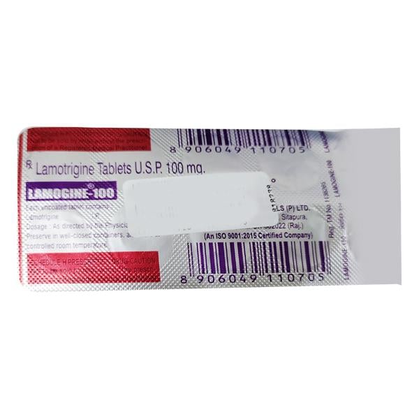 LAMOGINE 100mg Tablet 10's