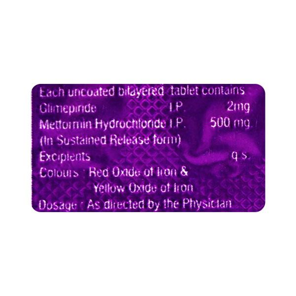 GLYMEDUS 2M Tablet 10's