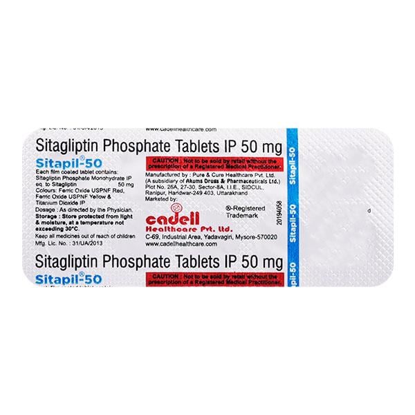 SITAPIL 50 Tablet 10's
