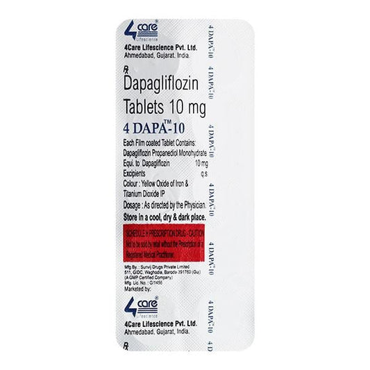 4 DAPA 10 Tablet 10's