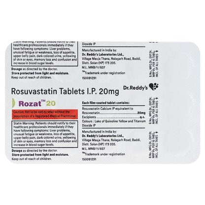 ROZAT 20 Tablet 15's
