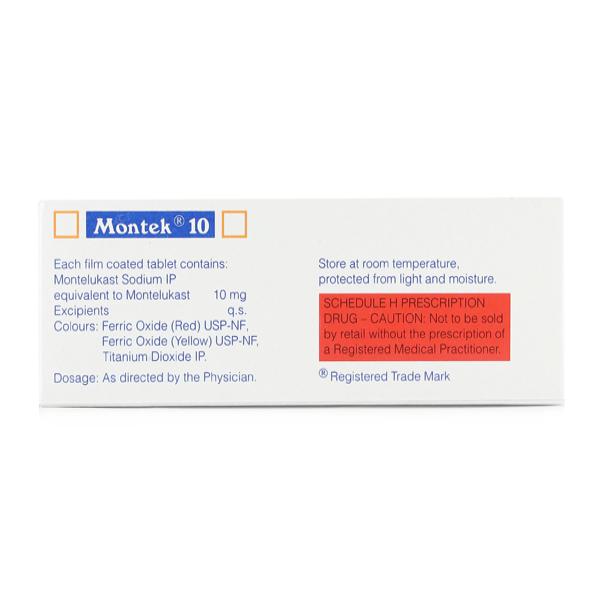 Montek 10mg Tablet 10'S