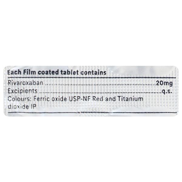 RIVARED 20 Tablet 10's