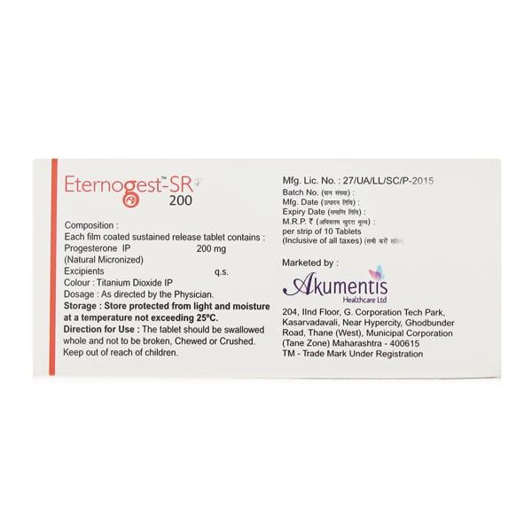 Eternogest SR 200mg Tablet 10'S
