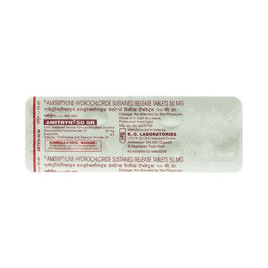 AMITRYN 50 SR Tablet 10's