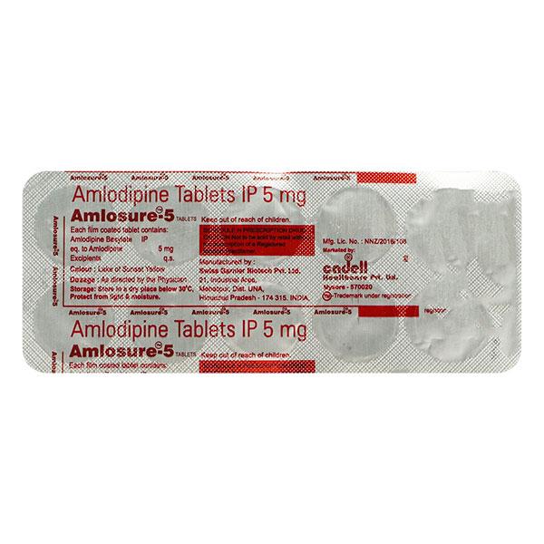 AMLOSURE 5 Tablet 10's