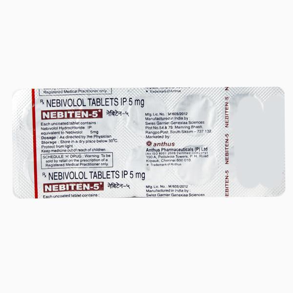 Nebiten 5mg Tablet 10'S