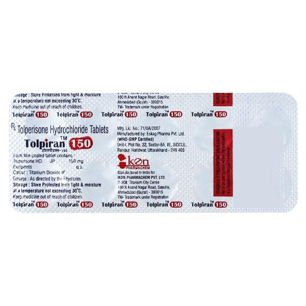 TOLPIRAN 150 Tablet 10's