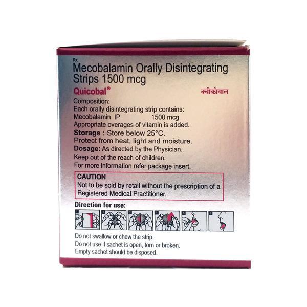 Quicobal Oral Disintegrating Strips 30'S