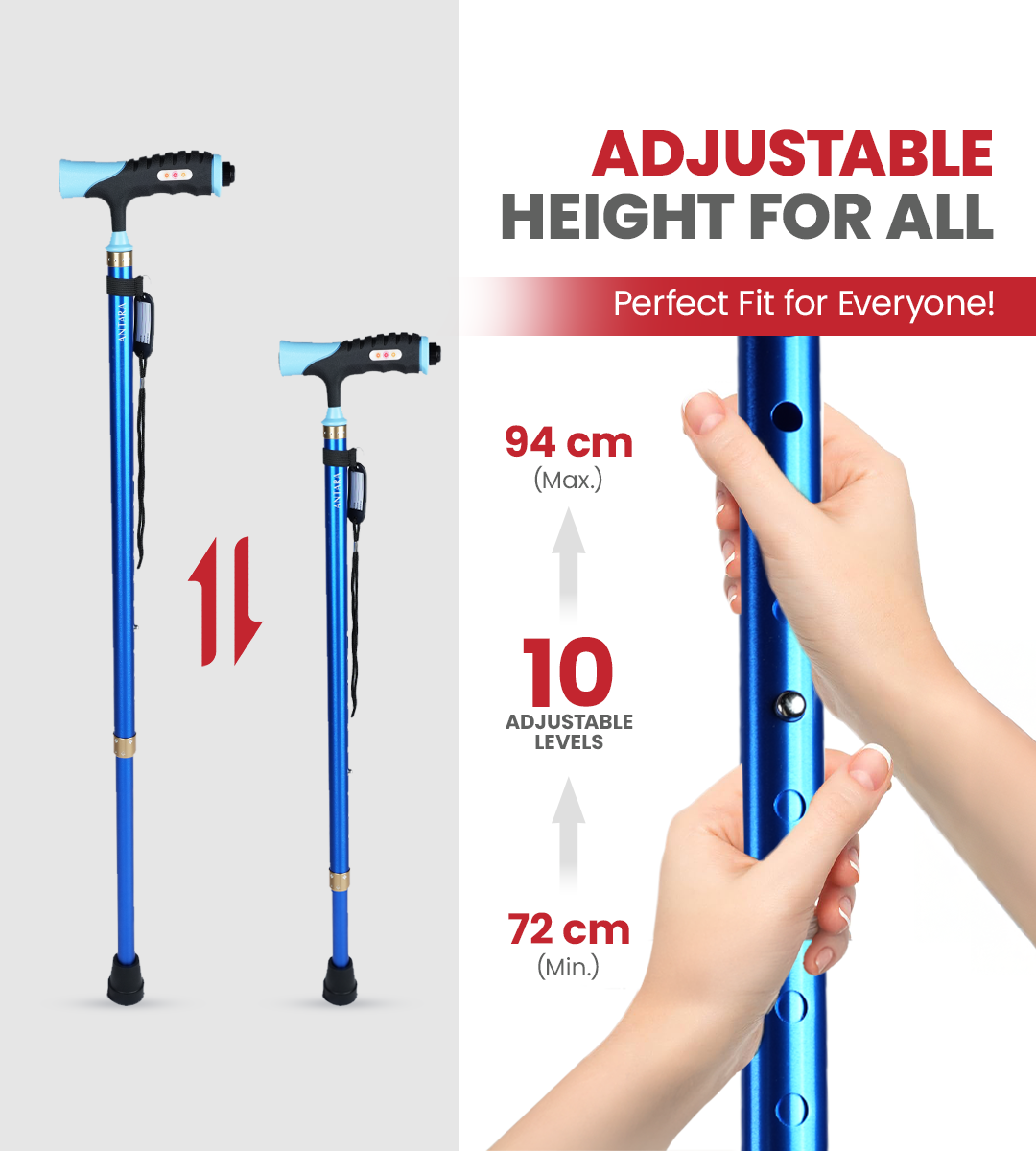 Multibase Flex Walking Stick