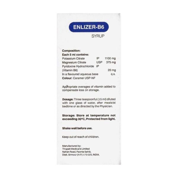 ENLIZER B6 Delicious Pineapple Flavour Oral Solution 100ml