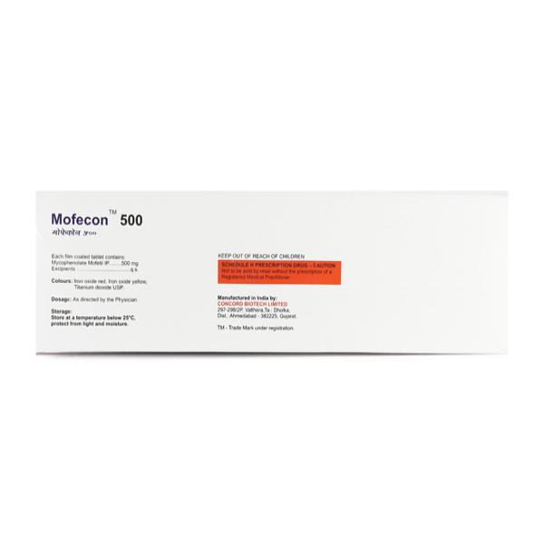 MOFECON 500mg Tablet 10's