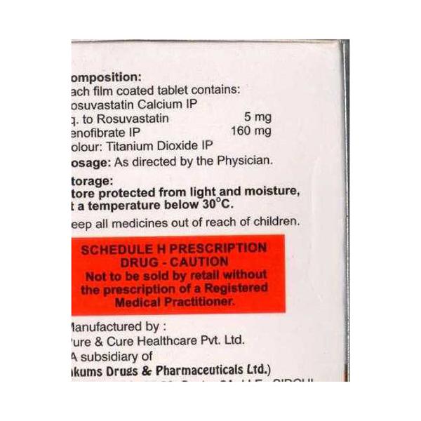 JUBIRA F 5 Tablet 15's