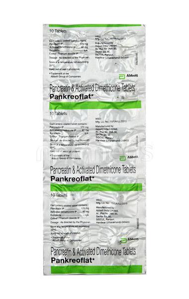 Pankreoflat Tablet 10'S