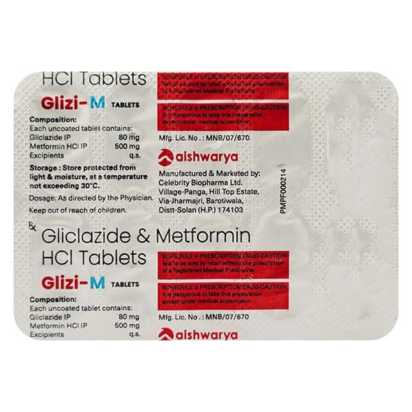 GLIZI M Tablet 10's