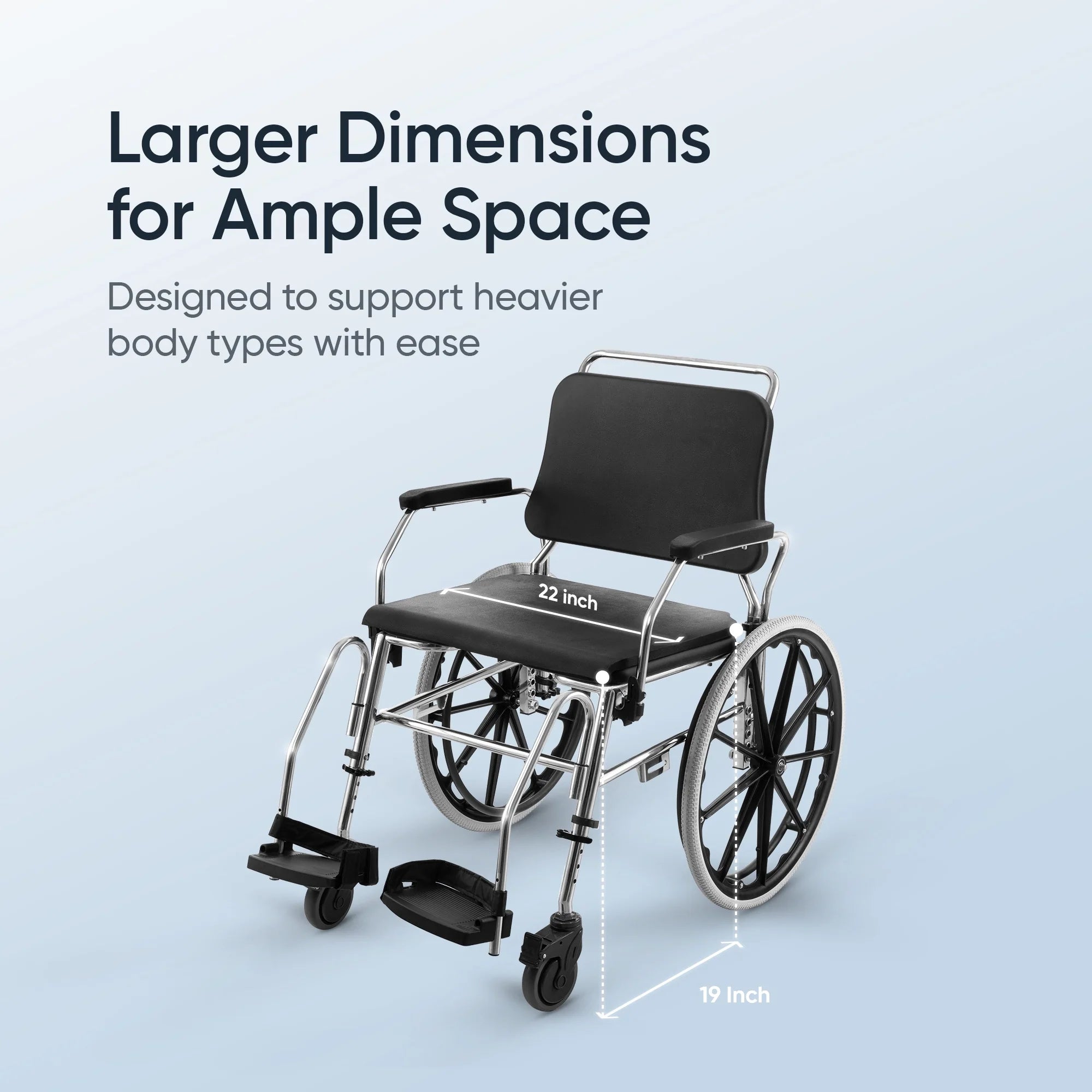 Frido Self-propelled Bariatric Wheelchair