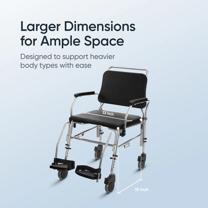 Frido Attendant-propelled Bariatric Wheelchair