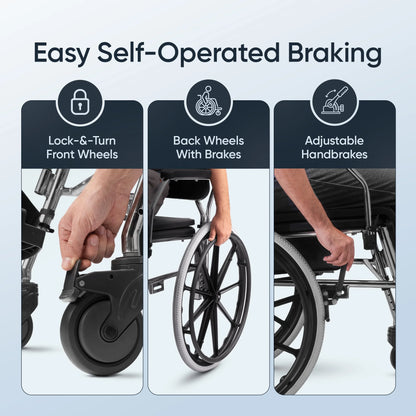 Frido Self-propelled Bariatric Wheelchair