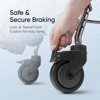 Frido Attendant-propelled Bariatric Wheelchair