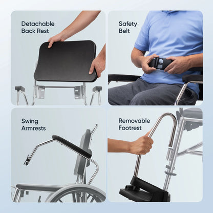 Frido Self-propelled Bariatric Wheelchair