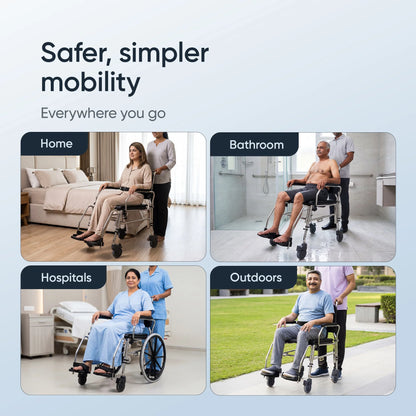 Frido Attendant-propelled Bariatric Wheelchair